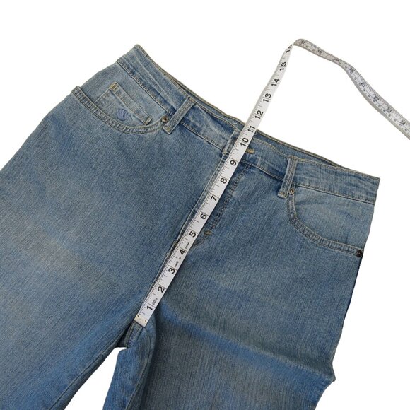 Gloria Vanderbilt Women Amanda Capri Jeans Size 10 -Stretch-classic-Straight leg - Picture 9 of 10